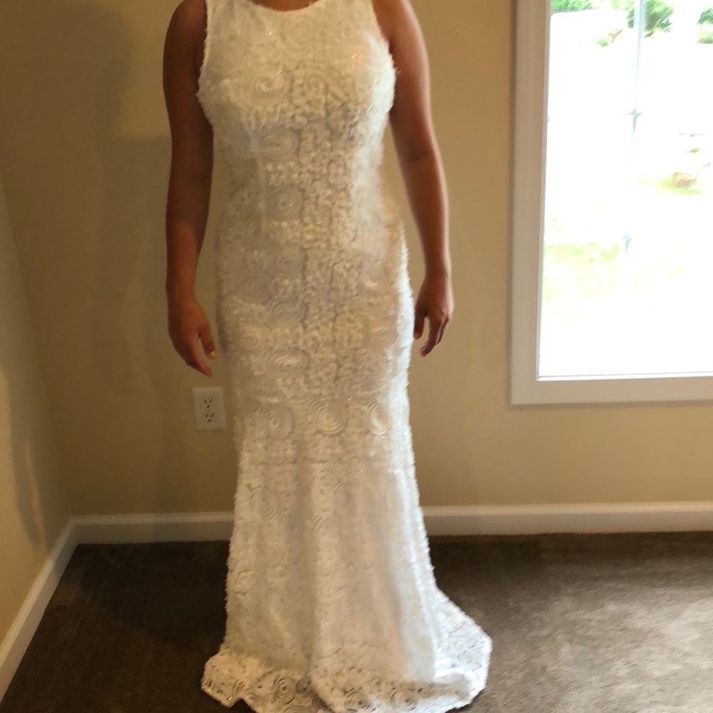 Brand new white long dress